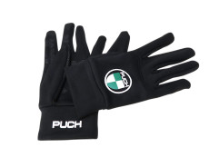 Glove softshell black with Puch logo