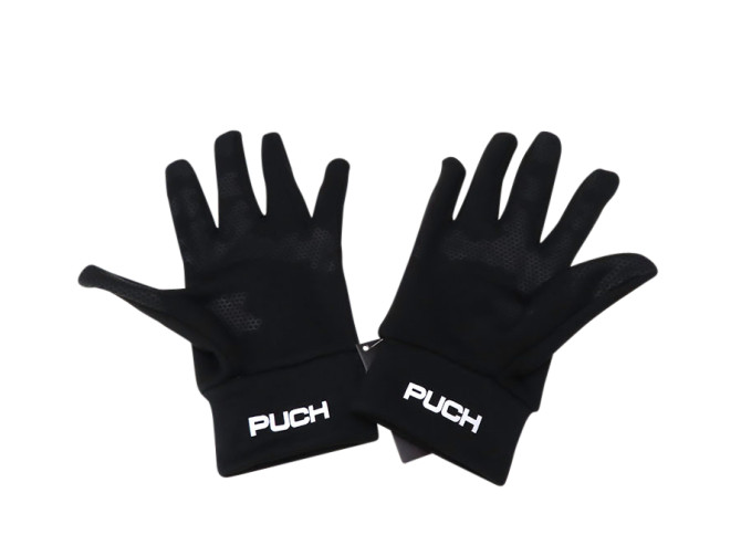 Handschoen softshell zwart met Puch Logo product