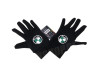 Glove softshell black with Puch logo thumb extra