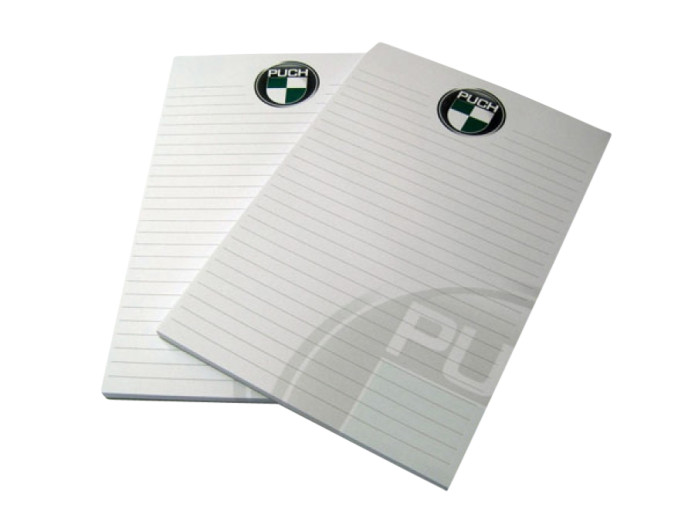 Notebook Puch logo A5-size notepad