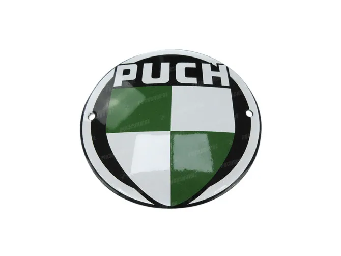 Schild Puch logo 10cm main