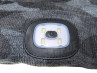 Beanie hat with LED lamp grey camouflage thumb extra