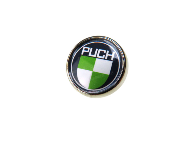 Pin button 2cm met Puch logo main