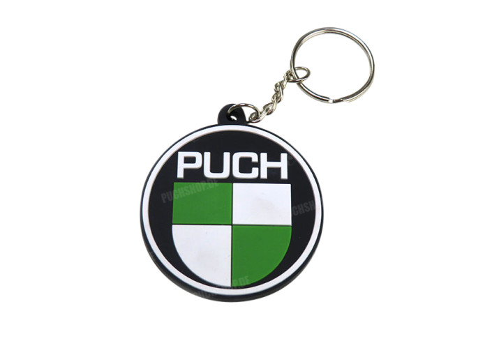 Sleutelhanger Puch rond soft 3D rubber