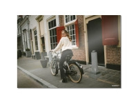 Poster "Lady with Puch MV50" A1 (59,4x84cm)