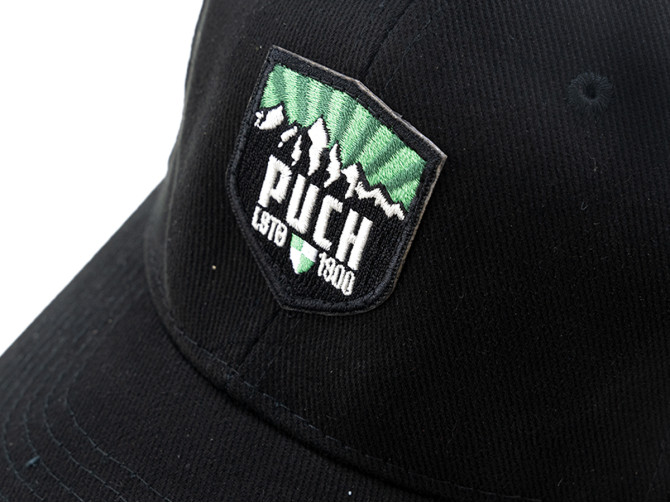 Kappe Puch Logo Heavy Brushed Patch schwarz product