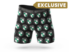 Men's Boxershort black with Puch logo Moped Bandits®