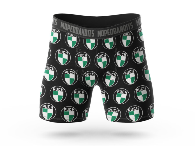 Boxershort heren Zwart met Puch logo Moped Bandits® product