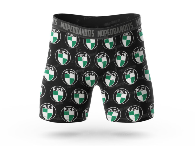Men's Boxershort black with Puch logo Moped Bandits® 1
