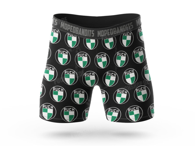 Herren-Boxershort Schwarz mit Puch logo Moped Bandits®  main