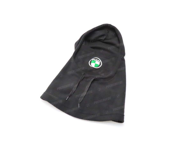 Puch Sturmhaube schwarz mit Logo main