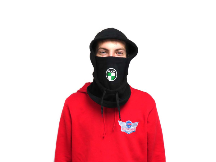 Balaclava met Puch Logo zwart 
