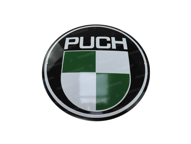 Sign Puch logo 30cm enamel main