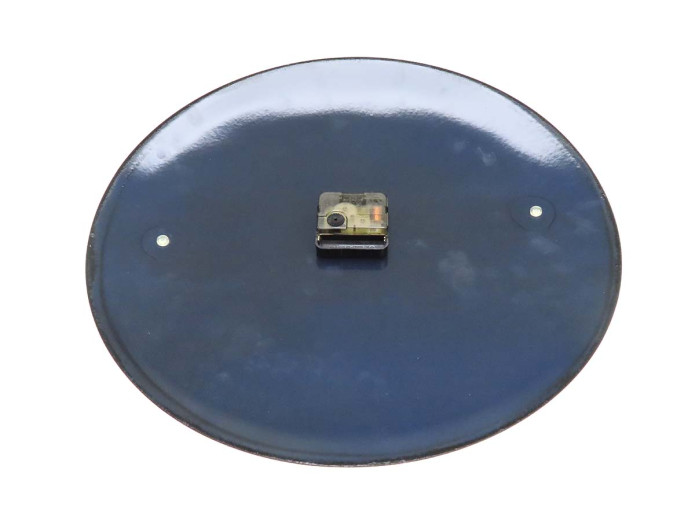Clock with Puch logo 42cm enamel