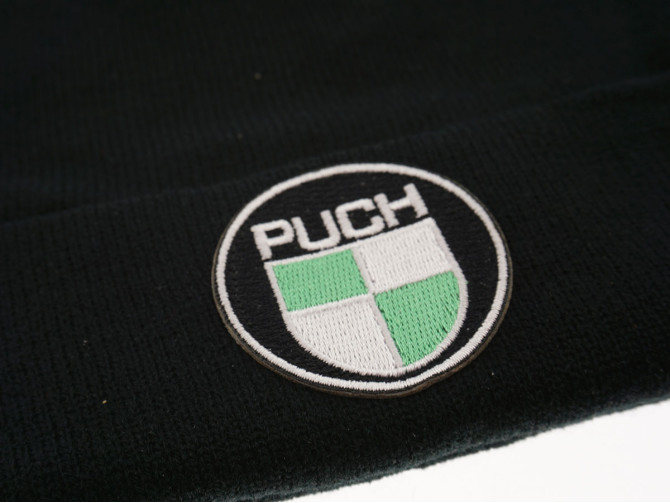Beanie hat with Puch logo patch Black product