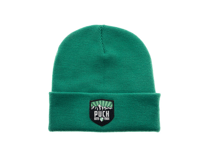 Beanie / muts met Puch Logo Patch groen product
