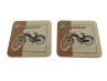 Coasters set Puch MV50 year of construction 1958 2 parts 95x95mm thumb extra