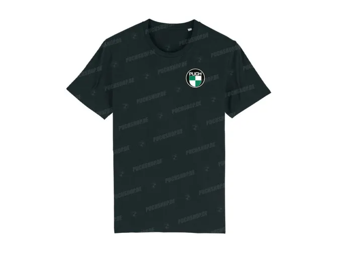 T-shirt Schwarz mit Puch logo vorne und hinter  main