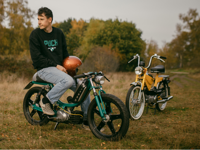 Sweater "Vintage style" Puch black (S-XXL) product
