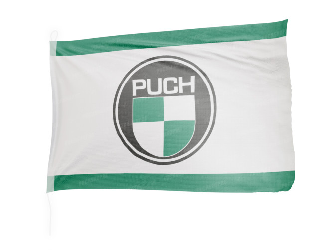 Vlag met Puch logo 150x200cm main