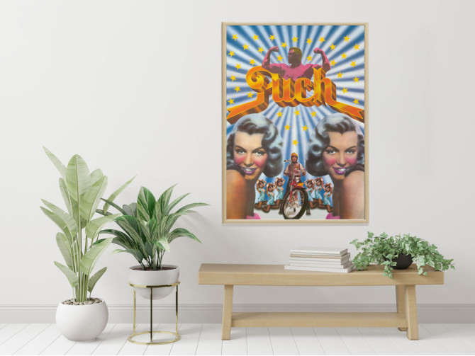 Poster "Puch Sky" 1973 restored A1 formaat product