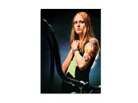 Poster "Puch Girl mit Tattoo" 1973 Restauriert A1 (59,4x84cm)