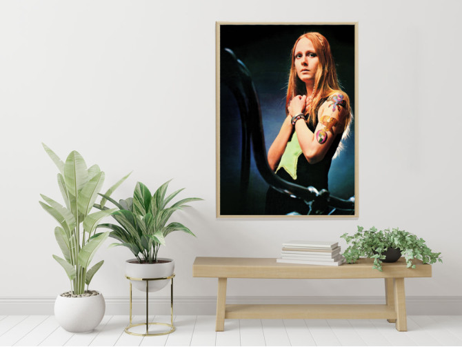 Poster "Puch girl with tattoo" 1973 restored A1 (59.4x84cm) product