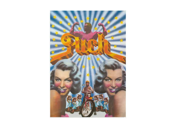 Poster "Puch Sky" 1973 restored A1 formaat main