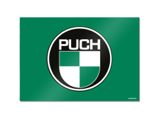 Poster "Puch logo op groen" A1 (59,4x84cm)