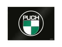 Poster "Puch logo on black" A1 (59,4x84cm)