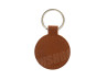 Schlüsselanhänger Puch Logo cognac Kunstleder / Metall RealMetal thumb extra