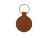 Keychain Puch logo cognac imitation leather / metal RealMetal thumb extra