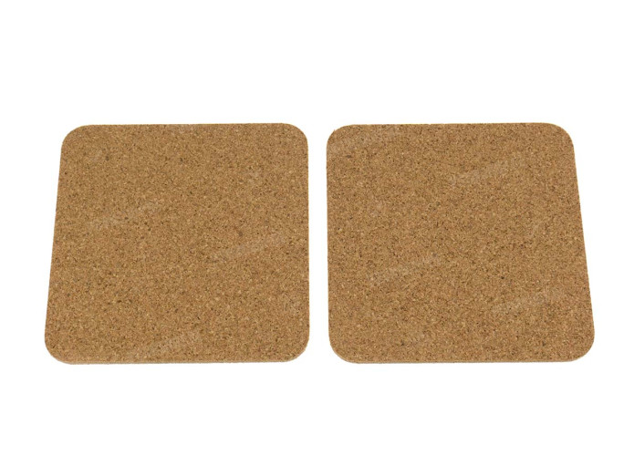 Onderzetters set Puch DS50/4 bouwjaar 1967 2 delig 95x95mm