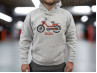 Stitched Hoodie in Grey with Puch Maxi Culture Premium Quality thumb extra