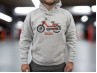 Stitched Hoodie in Grey with Puch Maxi Culture Premium Quality thumb extra