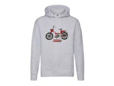Hoodie Premium Heather Grey Puch Maxi Culture embroidered