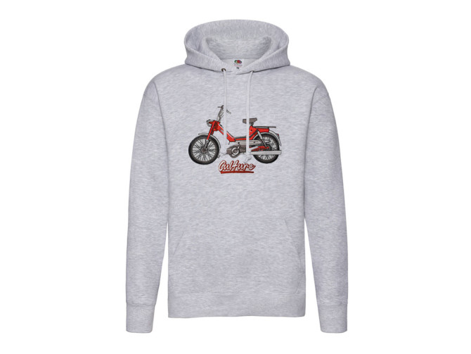 Stitched Hoodie in Grey with Puch Maxi Culture Premium Quality main