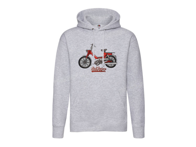 Stitched Hoodie in Grey with Puch Maxi Culture Premium Quality main