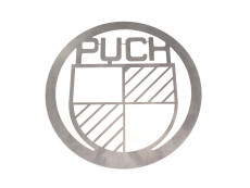 Puch logo aluminium 30cm