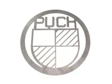 Puch Logo Aluminium 30cm