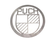 Puch Logo Aluminium 30cm