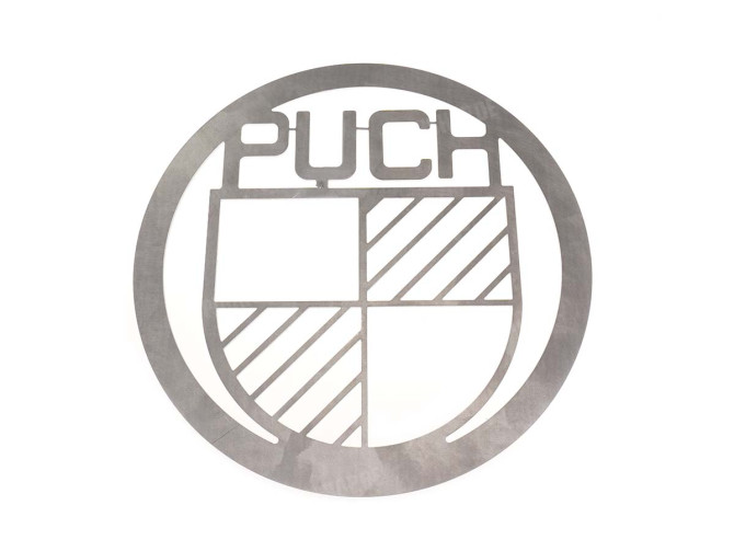 Puch Logo Aluminium 30cm main