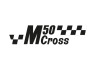 Sticker Puch M50 Cross black / white thumb extra