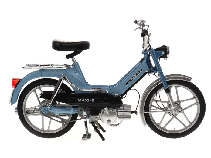Scale model Puch Maxi S 1:10 metallic light blue 