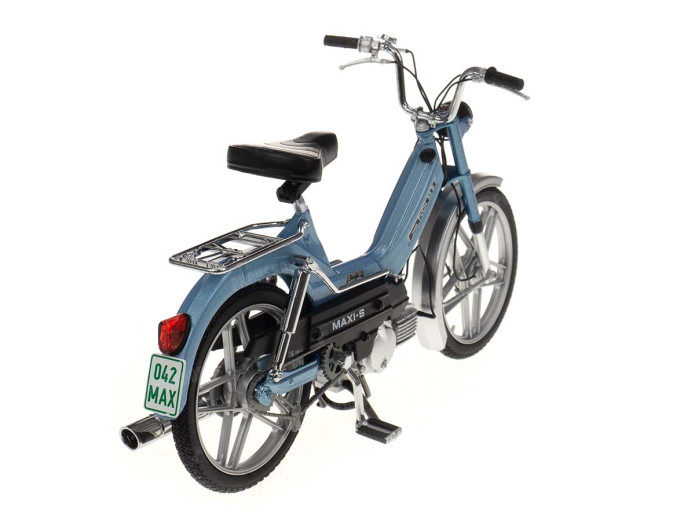 Scale model Puch Maxi S 1:10 metallic light blue 