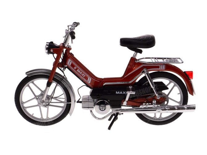 Schaalmodel Puch Maxi S 1:10 metallic rood main