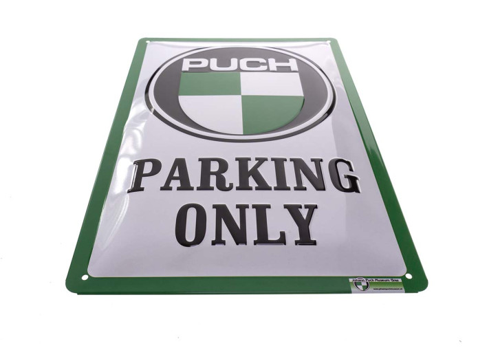Schild Puch Parking Only 30x20cm