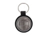 Keychain Puch logo black imitation leather / metal RealMetal thumb extra