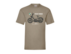 T-shirt Khaki "Puch Maxi N" Culture Retro line art