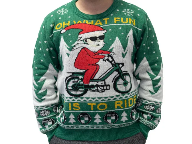 Weihnachtspullover Puch “Oh what fun it is to ride”  product